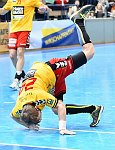 07.12.2016, Krems, Handball, Handball Liga Austria, HLA, GD, UHK Krems, Union Leoben,<br>VISY Norbert<br>Jubelrolle nach Siegestor<br><br><br>Copyright / www. sportfotos. at<br>Missongasse 21<br>A - 3500 Krems<br>zierlinger@sportfotos.at<br>www.sportfotos.at<br>Kremser Bank <br>BIC SPKDAT21XXX<br>IBAN AT392022800704000918<br>