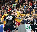 18.11.2016, Krems, Handball, Handball Liga Austria, HLA, GD, UHK Krems, WAT Margareten,<br>POSCH Fabian, SEIDL Thomas, BRANDFELLNER David, SCHOPF Tobias, MARTINOVIC Marin<br><br><br>Copyright / www. sportfotos. at<br>Missongasse 21<br>A - 3500 Krems<br>zierlinger@sportfotos.at<br>www.sportfotos.at<br>Kremser Bank <br>BIC SPKDAT21XXX<br>IBAN AT392022800704000918<br>