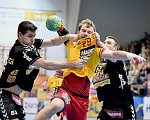 18.11.2016, Krems, Handball, Handball Liga Austria, HLA, GD, UHK Krems, WAT Margareten,<br>SEIDL Thomas, FEICHTINGER Sebastian, ZIURA Vytautas<br><br><br>Copyright / www. sportfotos. at<br>Missongasse 21<br>A - 3500 Krems<br>zierlinger@sportfotos.at<br>www.sportfotos.at<br>Kremser Bank <br>BIC SPKDAT21XXX<br>IBAN AT392022800704000918<br>