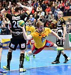 10.03.2017, Krems, Handball, Handball Liga Austria, HLA, OPO, UHK Krems, Bregenz,<br>ESEGOVIC Ante, POSCH Fabian, KLOPCIC Marian<br><br><br>Copyright DIENER / Zierlinger Karl<br>Marktgasse 3-7 / 4 / 5 / 21<br>A-1090 Wien<br>Telefax +43 1 955 32 35<br>Mobil +43 676 629 98 51<br>BA-CA<br>Bank Nr. 12000<br>Account Nr. 00712 223 783<br>e-mail: agentur@diener.at<br>Datenbank: www.diener.at