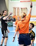 10.03.2017, Krems, Handball, Handball Liga Austria, HLA, OPO, UHK Krems, Bregenz,<br>BELJANSKI Bojan, WENNINGER Marlis, BAMMER Dominik<br><br><br>Copyright DIENER / Zierlinger Karl<br>Marktgasse 3-7 / 4 / 5 / 21<br>A-1090 Wien<br>Telefax +43 1 955 32 35<br>Mobil +43 676 629 98 51<br>BA-CA<br>Bank Nr. 12000<br>Account Nr. 00712 223 783<br>e-mail: agentur@diener.at<br>Datenbank: www.diener.at<br>