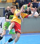 11.02.2017, Krems, Handball, Handball Liga Austria, HLA, OPO, UHK Krems, SG Westwien<br>FRIMMEL Sebastian, SIMEK Marko<br><br><br>Copyright / www. sportfotos. at<br>Missongasse 21<br>A - 3500 Krems<br>zierlinger@sportfotos.at<br>www.sportfotos.at<br>Kremser Bank <br>BIC SPKDAT21XXX<br>IBAN AT392022800704000918<br>