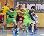 11.02.2017, Krems, Handball, Handball Liga Austria, HLA, OPO, UHK Krems, SG Westwien<br>MITKOV Vlatko, JELINEK Wilhelm, POSCH Fabian, FEUCHTMANN Erwin<br><br><br>Copyright / www. sportfotos. at<br>Missongasse 21<br>A - 3500 Krems<br>zierlinger@sportfotos.at<br>www.sportfotos.at<br>Kremser Bank <br>BIC SPKDAT21XXX<br>IBAN AT392022800704000918<br>