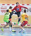 11.02.2017, Krems, Handball, Handball Liga Austria, HLA, OPO, UHK Krems, SG Westwien<br>RANFTL Julian, HASECI)C Kenan, MUSEL Gregory, TOMANN Aron<br><br><br>Copyright / www. sportfotos. at<br>Missongasse 21<br>A - 3500 Krems<br>zierlinger@sportfotos.at<br>www.sportfotos.at<br>Kremser Bank <br>BIC SPKDAT21XXX<br>IBAN AT392022800704000918<br>