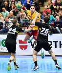 25.02.2017, Krems, Handball, Handball Liga Austria, HLA, OPO, UHK Krems, WAT Margareten,<br>ZIURA Vytautas, RIEDE Maximilian<br><br><br><br>Copyright DIENER / Zierlinger Karl<br>Marktgasse 3-7 / 4 / 5 / 21<br>A-1090 Wien<br>Telefax +43 1 955 32 35<br>Mobil +43 676 629 98 51<br>BA-CA<br>Bank Nr. 12000<br>Account Nr. 00712 223 783<br>e-mail: agentur@diener.at<br>Datenbank: www.diener.at