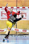16.02.2018, Krems, Handball, Handball Liga Austria, HLA, Bonusrunde, UHK Krems, Bregenz,<br>ANGELOV Petre, ESEGOVIC Ante<br><br><br>Copyright / www. sportfotos. at<br>Missongasse 21<br>A - 3500 Krems<br>zierlinger@sportfotos.at<br>www.sportfotos.at<br>Kremser Bank <br>BIC SPKDAT21XXX<br>IBAN AT392022800704000918<br>