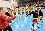 16.02.2018, Krems, Handball, Handball Liga Austria, HLA, Bonusrunde, UHK Krems, Bregenz,<br>Jubelreigen<br><br><br>Copyright / www. sportfotos. at<br>Missongasse 21<br>A - 3500 Krems<br>zierlinger@sportfotos.at<br>www.sportfotos.at<br>Kremser Bank <br>BIC SPKDAT21XXX<br>IBAN AT392022800704000918<br>