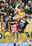16.02.2018, Krems, Handball, Handball Liga Austria, HLA, Bonusrunde, UHK Krems, Bregenz,<br>SCHNABL Nico, POSCH Fabian, MOHR Florian<br><br><br>Copyright / www. sportfotos. at<br>Missongasse 21<br>A - 3500 Krems<br>zierlinger@sportfotos.at<br>www.sportfotos.at<br>Kremser Bank <br>BIC SPKDAT21XXX<br>IBAN AT392022800704000918<br>