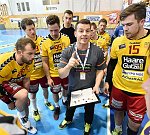 20.04.2018, Krems, Handball, Handball Liga Austria, HLA, BR, UHK Krems, WAT Margareten,<br>Auszeit Krems<br><br><br>Copyright / www. sportfotos. at<br>Missongasse 21<br>A - 3500 Krems<br>zierlinger@sportfotos.at<br>www.sportfotos.at<br>Kremser Bank <br>BIC SPKDAT21XXX<br>IBAN AT392022800704000918<br>