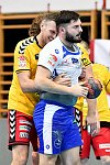 03.11.2017, Krems, Handball, Handball Liga Austria, HLA, GD, UHK Krems, HC Bruck,<br>OMEROVIC Sakib, MAVRIC Mirnes<br><br><br>Copyright / www. sportfotos. at<br>Missongasse 21<br>A - 3500 Krems<br>zierlinger@sportfotos.at<br>www.sportfotos.at<br>Kremser Bank <br>BIC SPKDAT21XXX<br>IBAN AT392022800704000918