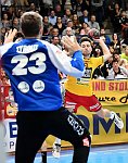 23.09.2017, Krems, Handball, Handball Liga Austria, HLA, GD, UHK Krems,  HT Schwaz,<br>KISHOU Aliaksei, SCHAFLER Leonard<br><br><br>Copyright / www. sportfotos. at<br>Missongasse 21<br>A - 3500 Krems<br>zierlinger@sportfotos.at<br>www.sportfotos.at<br>Kremser Bank <br>BIC SPKDAT21XXX<br>IBAN AT392022800704000918