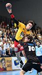 23.09.2017, Krems, Handball, Handball Liga Austria, HLA, GD, UHK Krems,  HT Schwaz,<br>TOMANN Aron, JEPSEN HELT Matias<br><br><br>Copyright / www. sportfotos. at<br>Missongasse 21<br>A - 3500 Krems<br>zierlinger@sportfotos.at<br>www.sportfotos.at<br>Kremser Bank <br>BIC SPKDAT21XXX<br>IBAN AT392022800704000918