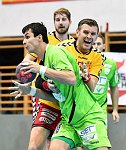 15.12.2017, Krems, Handball, Handball Liga Austria, HLA, GD, UHK Krems, SG Westwien<br>HAJDU Gabor, POSCH Fabian, OMEROVIC Sakib<br><br><br>Copyright / www. sportfotos. at<br>Missongasse 21<br>A - 3500 Krems<br>zierlinger@sportfotos.at<br>www.sportfotos.at<br>Kremser Bank <br>BIC SPKDAT21XXX<br>IBAN AT392022800704000918<br>