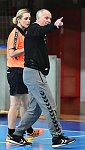 27.01.2018, Krems, Handball, Handball Liga Austria, HLA, Vorbereitung, UHK Krems, Dabas VSE KC,<br>VRANES Ana, SZILAGYI Istvan<br><br><br>Copyright / www. sportfotos.at<br>Missongasse 21<br>A - 3500 Krems<br>zierlinger@sportfotos.at<br>www.sportfotos.at<br>Kremser Bank <br>BIC SPKDAT21XXX<br>IBAN AT392022800704000918<br>