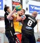 12.08.2017, Krems, Handball, Testspiel,  UHK Krems,  <br>RK Nexe<br>POSCH Fabian<br><br><br>Copyright / www. sportfotos. at<br>Missongasse 21<br>A - 3500 Krems<br>zierlinger@sportfotos.at<br>www.sportfotos.at<br>Kremser Bank <br>BIC SPKDAT21XXX<br>IBAN AT392022800704000918<br>