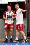 04.08.2017, Krems, Handball, Testspiel,  UHK Krems, UHC Hollabrunn<br>JOCHMANN Jakob, THAQI Ibish<br><br><br>Copyright / www. sportfotos. at<br>Missongasse 21<br>A - 3500 Krems<br>zierlinger@sportfotos.at<br>www.sportfotos.at<br>Kremser Bank <br>BIC SPKDAT21XXX<br>IBAN AT392022800704000918<br>