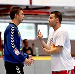 04.08.2017, Krems, Handball, Testspiel,  UHK Krems, UHC Hollabrunn<br>DEIFL Florian, THAQI Ibish<br><br><br>Copyright / www. sportfotos. at<br>Missongasse 21<br>A - 3500 Krems<br>zierlinger@sportfotos.at<br>www.sportfotos.at<br>Kremser Bank <br>BIC SPKDAT21XXX<br>IBAN AT392022800704000918<br>