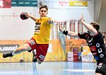 27.04.2018, Krems, Handball, Handball Liga Austria, HLA, BR, UHK Krems,  HT Schwaz,<br>JOCHMANN Jakob, LOCHNER Dario<br><br><br>Copyright / www. sportfotos. at<br>Missongasse 21<br>A - 3500 Krems<br>zierlinger@sportfotos.at<br>www.sportfotos.at<br>Kremser Bank <br>BIC SPKDAT21XXX<br>IBAN AT392022800704000918