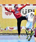 01.09.2018, Krems, Handball, Handball Liga Austria, HLA, GD, UHK Krems, HC Hard,<br>MUSEL Gregory, KNAUTH Michael<br><br><br>Copyright / www. sportfotos. at<br>Missongasse 21<br>A - 3500 Krems<br>zierlinger@sportfotos.at<br>www.sportfotos.at<br>Kremser Bank <br>BIC SPKDAT21XXX<br>IBAN AT392022800704000918
