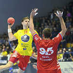 03.02.2024 Krems, Handball, Handball Liga Austria, HLA, UHK Krems, HC FIVERS WAT Margareten, <br>DICKER Daniel, SEIDL Thomas<br><br><br>