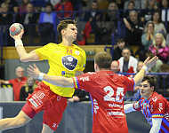 03.02.2024 Krems, Handball, Handball Liga Austria, HLA, UHK Krems, HC FIVERS WAT Margareten, <br>DICKER Daniel, HAUNOLD Marc<br><br><br>