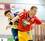12.05.2012, Krems, Handball, Handball Liga Austria, <br>HLA, Halbfinalserie, Spiel 3, UHK Krems, HITTirol,<br>HERMANN Alexander, VIZVARY Kristof<br><br><br><br>Copyright DIENER / Zierlinger Karl<br>Marktgasse 3-7 / 4 / 5 / 21<br>A-1090 Wien<br>Telefax +43 1 955 32 35<br>Mobil +43 676 629 98 51<br>BA-CA<br>Bank Nr. 12000<br>Account Nr. 00712 223 783<br>e-mail: agentur@diener.at<br>Datenbank: www.diener.at