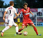15.07.2016, Fussball, OEFB Cup, Kremser Stadion, KSC Krems - SKN St.Plten,<br>SCHMIRCHER Stefan, THUERAUER Lukas<br><br>Copyright DIENER / Zierlinger Karl<br>Marktgasse 3-7 / 4 / 5 / 21<br>A-1090 Wien<br>Telefax +43 1 955 32 35<br>Mobil +43 676 629 98 51<br>BA-CA<br>Bank Nr. 12000<br>Account Nr. 00712 223 783<br>e-mail: agentur@diener.at<br>Datenbank: www.diener.at