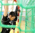 21.04.2012, Krems, Handball, Handball Liga Austria, <br>HLA, MPO, UHK Krems, Bregenz,<br>BANIC Vedran, PODVRSIC Andraz<br><br><br>Copyright DIENER / Zierlinger Karl<br>Marktgasse 3-7 / 4 / 5 / 21<br>A-1090 Wien<br>Telefax +43 1 955 32 35<br>Mobil +43 676 629 98 51<br>BA-CA<br>Bank Nr. 12000<br>Account Nr. 00712 223 783<br>e-mail: agentur@diener.at<br>Datenbank: www.diener.at