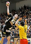 10.03.2012, Krems, Handball, Handball Liga Austria, HLA, MPO, UHK Krems - Fivers WAT Margareten,<br>KIRVELIAVICIUS Romas, BOZSO Andras<br><br>Copyright DIENER / Zierlinger Karl<br>Marktgasse 3-7 / 4 / 5 / 21<br>A-1090 Wien<br>Telefax +43 1 955 32 35<br>Mobil +43 676 629 98 51<br>BA-CA<br>Bank Nr. 12000<br>Account Nr. 00712 223 783<br>e-mail: agentur@diener.at<br>Datenbank: www.diener.at