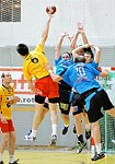 25.02.2012, Krems, Handball, Handball Liga Austria, HLA, MPO, UHK Krems - HC Linz,<br>SCHMOELZ Johann, BELAS Ivica, KRNJAJAC Slavko, HERMANN Alexander, REICHL Thomas, LOVRINOVIC Ilija<br><br><br>Copyright DIENER / Zierlinger Karl<br>Marktgasse 3-7 / 4 / 5 / 21<br>A-1090 Wien<br>Telefax +43 1 955 32 35<br>Mobil +43 676 629 98 51<br>BA-CA<br>Bank Nr. 12000<br>Account Nr. 00712 223 783<br>e-mail: agentur@diener.at<br>Datenbank: www.diener.at
