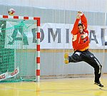 25.02.2012, Krems, Handball, Handball Liga Austria, HLA, MPO, UHK Krems - HC Linz,<br>FILZWIESER Wolfgang lenkt den Siebenmeter in Minute 60 ber die Latte<br><br><br><br>Copyright DIENER / Zierlinger Karl<br>Marktgasse 3-7 / 4 / 5 / 21<br>A-1090 Wien<br>Telefax +43 1 955 32 35<br>Mobil +43 676 629 98 51<br>BA-CA<br>Bank Nr. 12000<br>Account Nr. 00712 223 783<br>e-mail: agentur@diener.at<br>Datenbank: www.diener.at