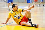11.02.2012, Krems, Handball, Handball Liga Austria, <br>HLA, MPO, UHK Krems - HIT Tirol,<br>BOZSO Andras<br><br><br>Copyright DIENER / Zierlinger Karl<br>Marktgasse 3-7 / 4 / 5 / 21<br>A-1090 Wien<br>Telefax +43 1 955 32 35<br>Mobil +43 676 629 98 51<br>BA-CA<br>Bank Nr. 12000<br>Account Nr. 00712 223 783<br>e-mail: agentur@diener.at<br>Datenbank: www.diener.at
