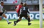 04.09.1999<br>�sterreich - Spanien<br>STREITER Michael, MANNINGER Alexander (�sterreich)<br>RAUL Gonzalez (Spanien)<br>Tor zum 1:0