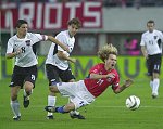 11.10.2003<br>�sterreich - Tschechien/2:3 (0:1)<br>FL�GEL Thomas, STANDFEST Joachim (�sterrecih)<br>NEDVED Pavel (Tschechien)