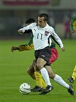17.03.2002<br>�sterreich - Kamerun/0:0<br>WEISSENBERGER Markus (�sterreich)<br>SONG Rigobert (Kamerun)<br>5. Minute
