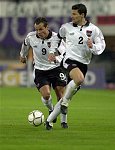 10.11.2001<br>�sterreich - T�rkei<br>WALLNER Roman, FL�GEL Thomas<br>22. Minute