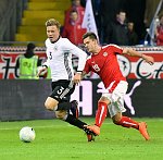 11.10.2016<br>Oesterreich-Deutschland 1:4<br>U-21 UEFA Qualigruppe<br><br><br>Copyright / www. sportfotos. at<br>Missongasse 21<br>A - 3500 Krems<br>zierlinger@sportfotos.at<br>www.sportfotos.at<br>Kremser Bank <br>BIC SPKDAT21XXX<br>IBAN AT392022800704000918<br>