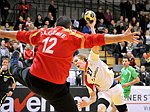 20.12.2011, Krems, Handball, Laenderspiel, Nationalteam, Testspiel, Oesterreich, Algerien<br>KERBOUCHE Samir, KLOPCIC Mirian<br><br><br>Copyright DIENER / Zierlinger Karl<br>Marktgasse 3-7 / 4 / 5 / 21<br>A-1090 Wien<br>Telefax +43 1 955 32 35<br>Mobil +43 676 629 98 51<br>BA-CA<br>Bank Nr. 12000<br>Account Nr. 00712 223 783<br>e-mail: agentur@diener.at<br>Datenbank: www.diener.at