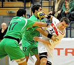 20.12.2011, Krems, Handball, Laenderspiel, Nationalteam, Testspiel, Oesterreich, Algerien<br>BERRIAH Abderrahim, CHEHBOUR Rahid, KOLAR Markus<br><br><br><br>Copyright DIENER / Zierlinger Karl<br>Marktgasse 3-7 / 4 / 5 / 21<br>A-1090 Wien<br>Telefax +43 1 955 32 35<br>Mobil +43 676 629 98 51<br>BA-CA<br>Bank Nr. 12000<br>Account Nr. 00712 223 783<br>e-mail: agentur@diener.at<br>Datenbank: www.diener.at