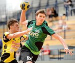 26.05.2012, Krems, Handball, Oesterreichische Meisterschaften U-18M, SG Handball Graz - ULZ Schwaz<br>HUBER Balthasar, DICKER Daniel<br><br><br><br>Copyright DIENER / Zierlinger Karl<br>Marktgasse 3-7 / 4 / 5 / 21<br>A-1090 Wien<br>Telefax +43 1 955 32 35<br>Mobil +43 676 629 98 51<br>BA-CA<br>Bank Nr. 12000<br>Account Nr. 00712 223 783<br>e-mail: agentur@diener.at<br>Datenbank: www.diener.at