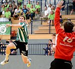 27.05.2012, Krems, Handball, Oesterreichische Meisterschaften U-18M, UHK Krems/St. Poelten - Union West-Wien<br>FRIMMEL Sebastian, GUTLEDERER Dominik<br><br><br><br>Copyright DIENER / Zierlinger Karl<br>Marktgasse 3-7 / 4 / 5 / 21<br>A-1090 Wien<br>Telefax +43 1 955 32 35<br>Mobil +43 676 629 98 51<br>BA-CA<br>Bank Nr. 12000<br>Account Nr. 00712 223 783<br>e-mail: agentur@diener.at<br>Datenbank: www.diener.at