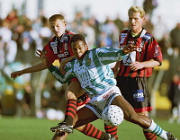 1997.10.25.<br>Admira - Lustenau<br>SUCHARD Harald, BINDER Michael/ KOEJOE Samuel