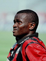 1998.08.08<br>Rapid - LASK<br>SIDY BA - leicht verschwitzt