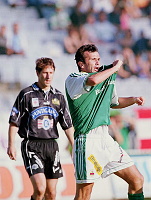 1999.07.17<br>Rapid- Sturm Graz<br>SAVICEVIC Dean, reklamiert halten<br>51. Min.