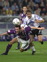 01.10.2000<br>Austria - Sturm Graz<br>HIDEN Martin (Austria)<br>YURAN Sergei (Sturm)<br>43. Minute