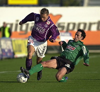 22.10.2000<br>Austria - FC Tirol<br>HOPFER Wolfgang (Austria)<br>SCHARRER Markus (Tirol)<br>5.Minute