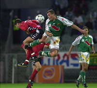 29.07.2000<br>Rapid - GAK<br>RATAJCZYK Krzysztof (Rapid)<br>BRUNMAYR Ronald (GAK)<br>65. Min.