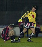 02.03.2002<br>Admira - Rapid/1:0(0:0)<br>KNALLER Christoph (Admira)<br>PAYER Helge (Rapid)<br>64. Minute<br>