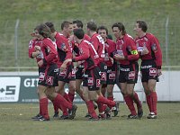 01.03.2003<br>Admira - Bregenz/1:0(0:0)<br>Jubel mit MARKOVIC Dejan zu dessen Siegestor in der 60. Minute