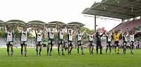 10.05.2003<br>Rapid - Ried/3.2(2:1)<br>Mannschaftsjubel vor Westtrib�ne